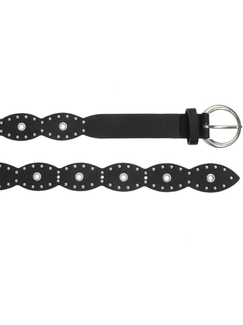 Cintura rock dal design vintage con borchie argentate donna isotoner - Kiabi Cintura rock dal design vintage con borchie argentate donna isotoner - Kiabi