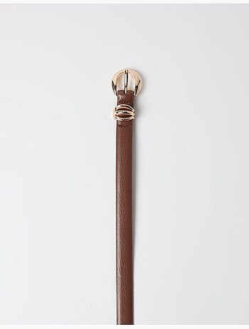 Cintura sottile con anello, mo fashion