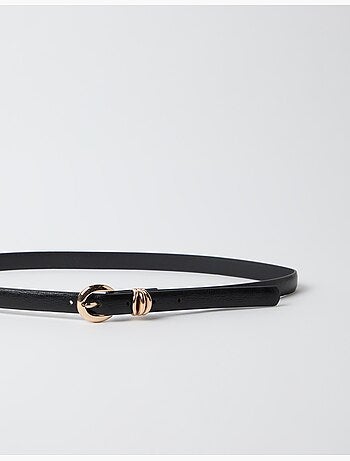 Cintura sottile con anello, mo fashion