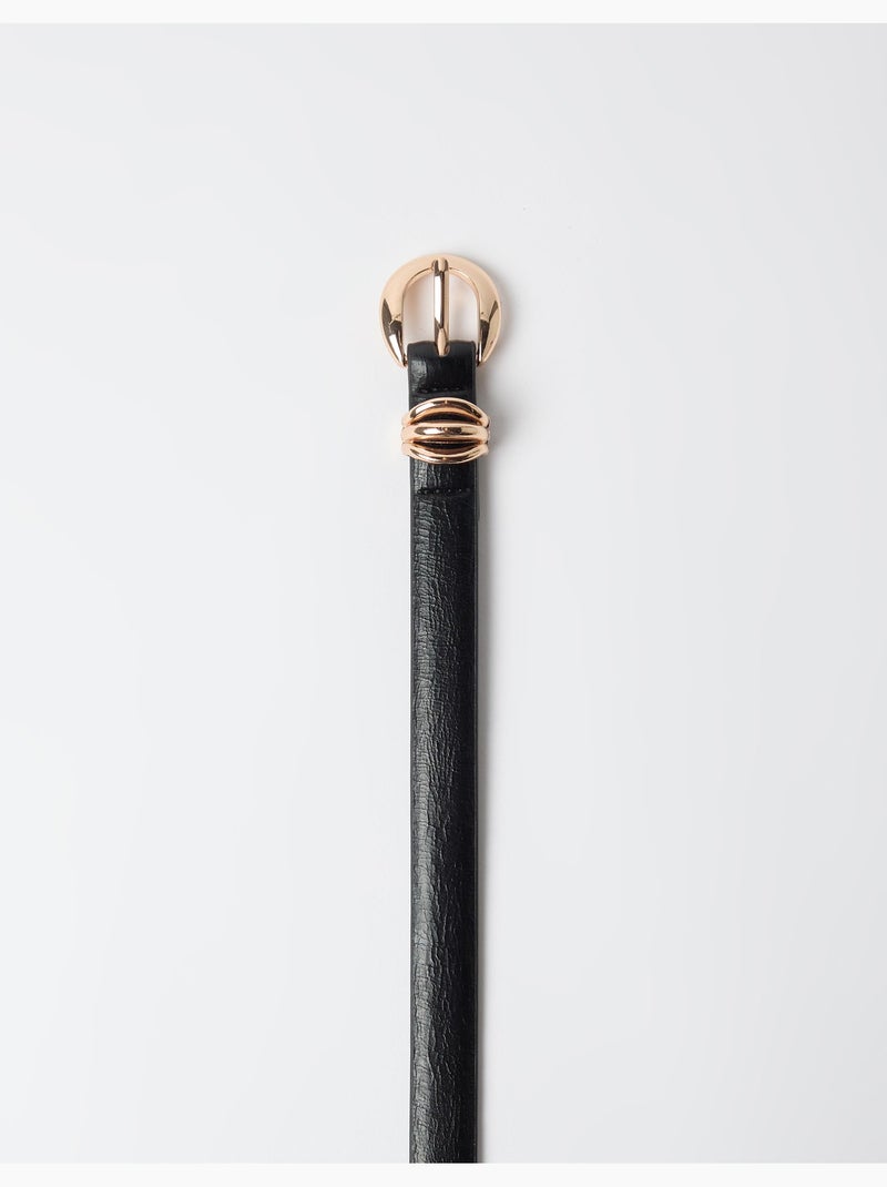 Cintura sottile con anello, mo fashion Nero - Kiabi