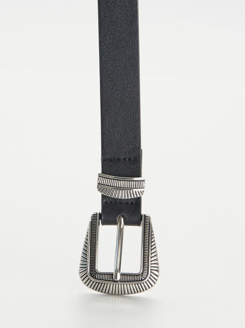 Cintura Western ARIAT Donna In Pelle Con Stampa Floreale - Fibbia