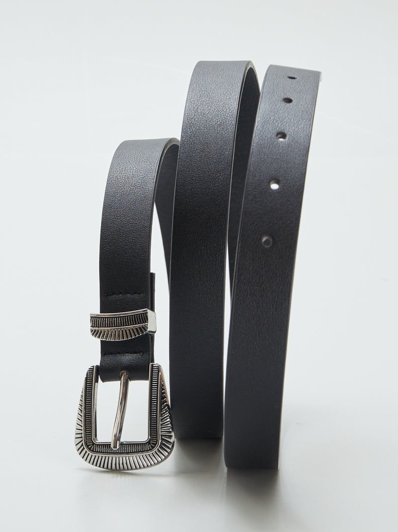 Cintura stile western NERO - Kiabi