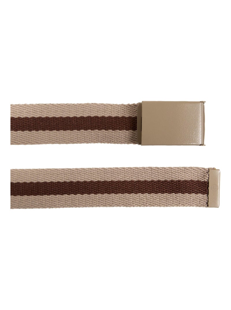 Cintura tessuto bicolore uomo Isotoner Beige - Kiabi