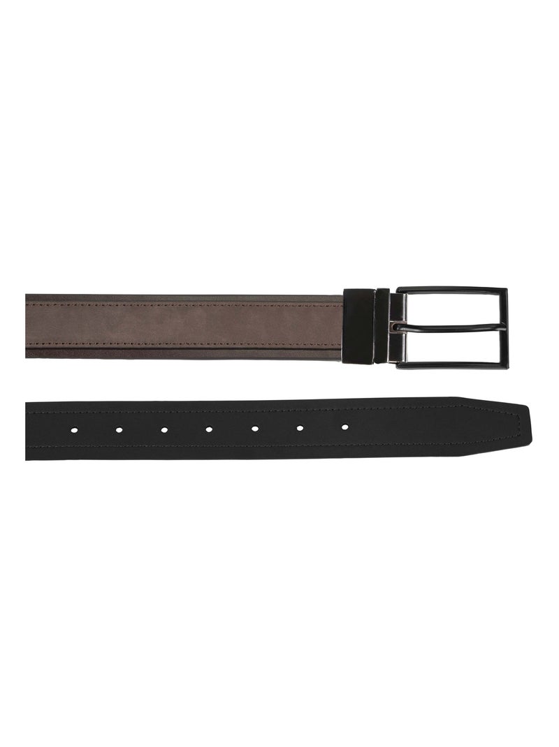 Cintura  uomo Isotoner Nero Marrone Nero - Kiabi