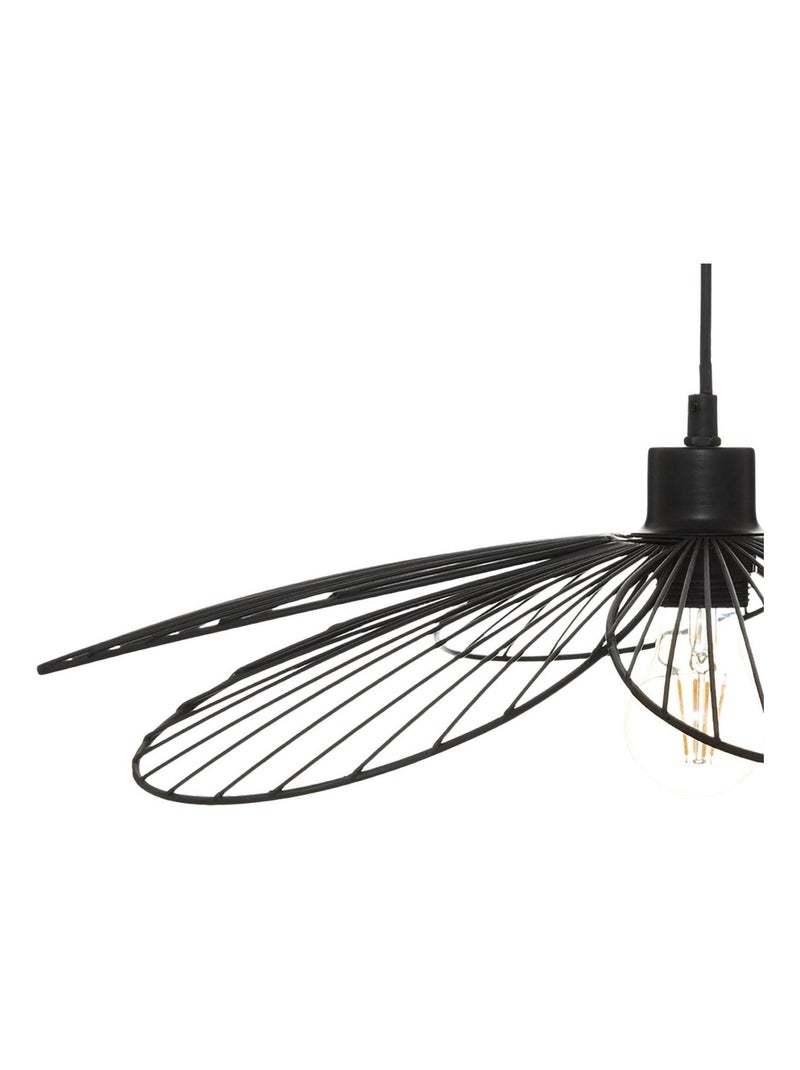 Ciondolo a forma di fiore in metallo Nero - Kiabi