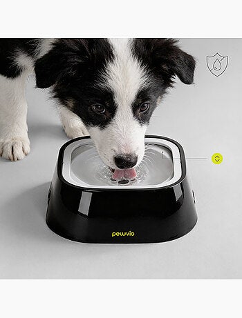 Ciotola antischizzo per cani PELUVIO Surfa - 1 L - Ciotola galleggiante - Viaggio, Casa