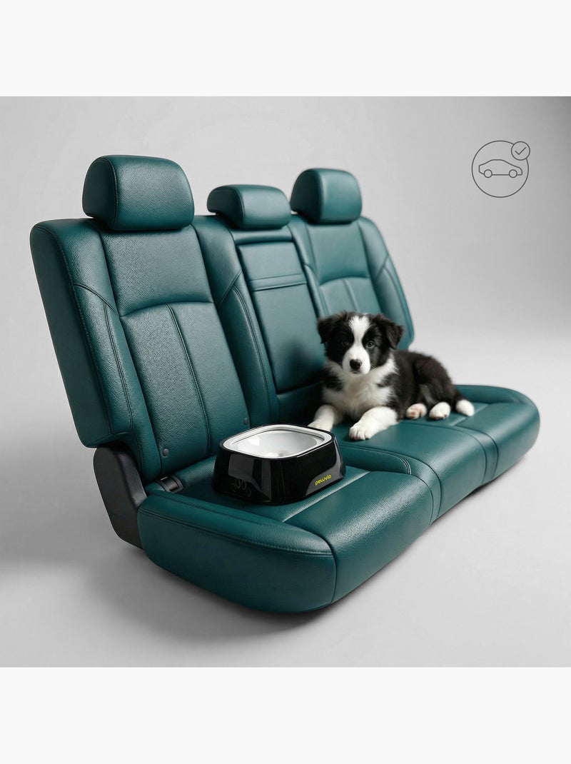 Ciotola antischizzo per cani PELUVIO Ripple - 1 L - Ciotola galleggiante - Viaggio, Casa Nero - Kiabi