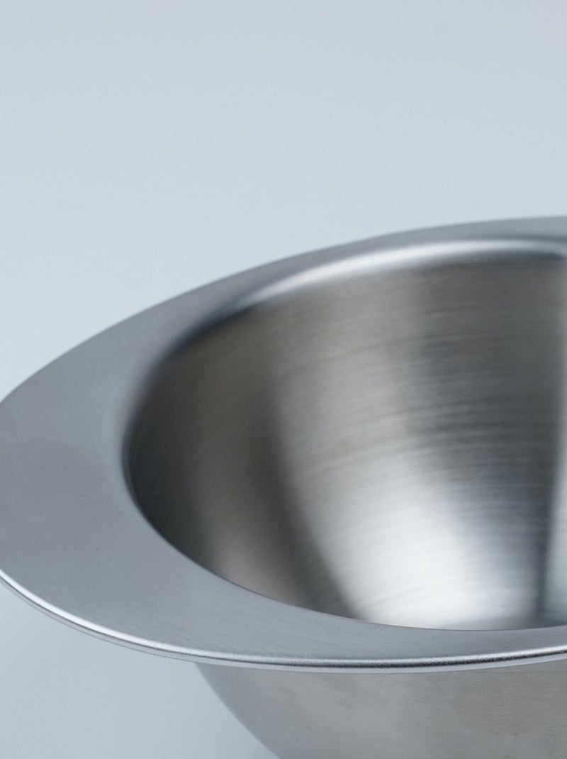 Ciotola in acciaio inox 18/10 con manici ergonomici Thermobaby formato 17 x 13 x 6 cm Grigio - Kiabi