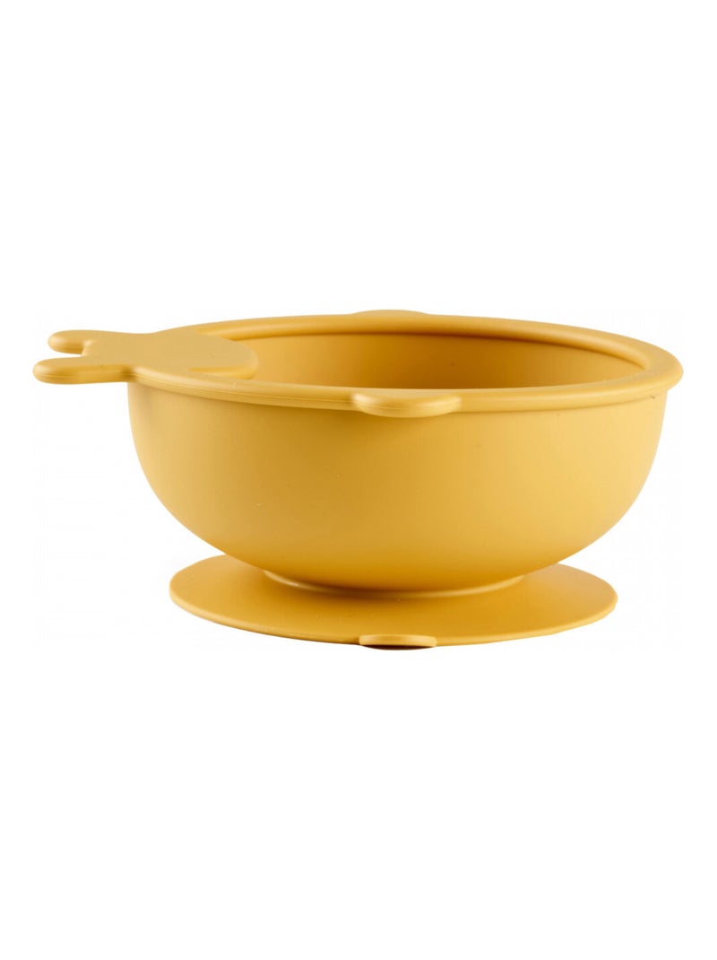 Ciotola in silicone con ventosa Thermobaby antiscivolo in silicone 100% Giallo - Kiabi