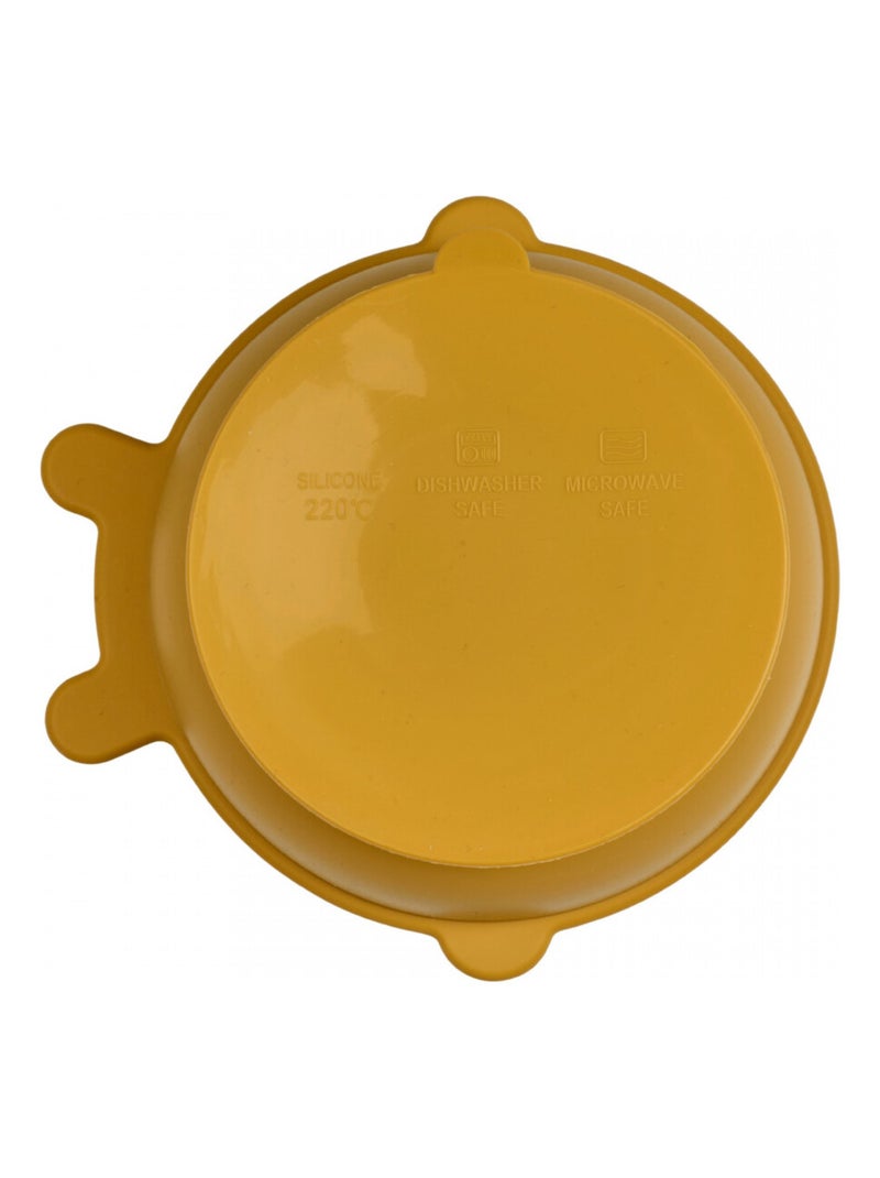 Ciotola in silicone con ventosa Thermobaby antiscivolo in silicone 100% Giallo - Kiabi