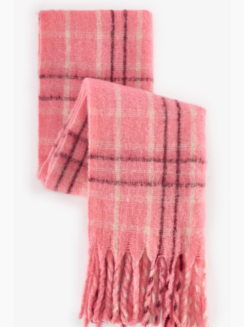 Clara sciarpa a righe penti Rosa/Bianco - Kiabi