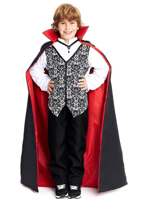 Classico costume da Dracula con mantello bicolore - Kiabi