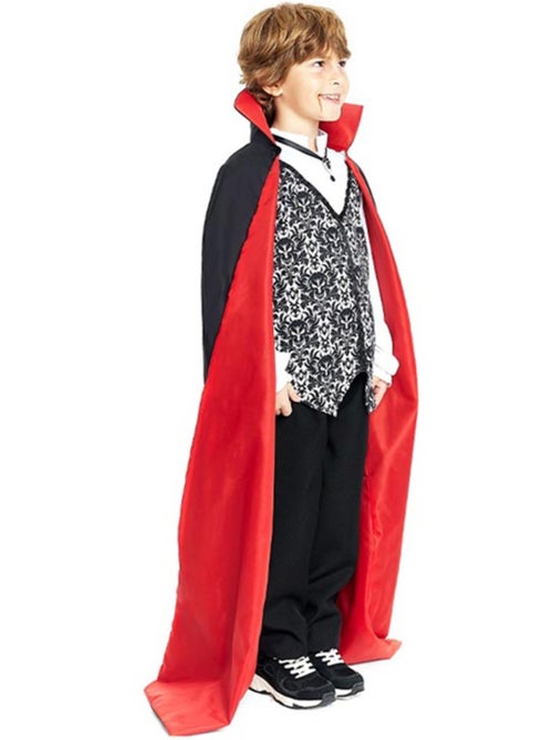 Classico costume da Dracula con mantello bicolore - Kiabi