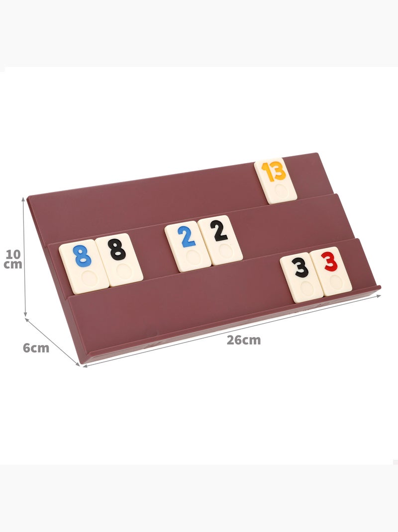 Classico gioco da tavolo rummy con tessere e supporti per 2-4 giocatori cb games N/D - Kiabi