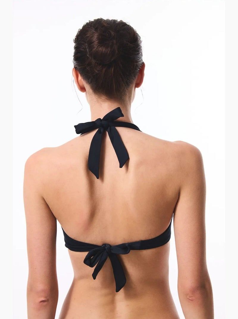 Clean hot bikini top modellante con allacciatura al collo penti Nero - Kiabi