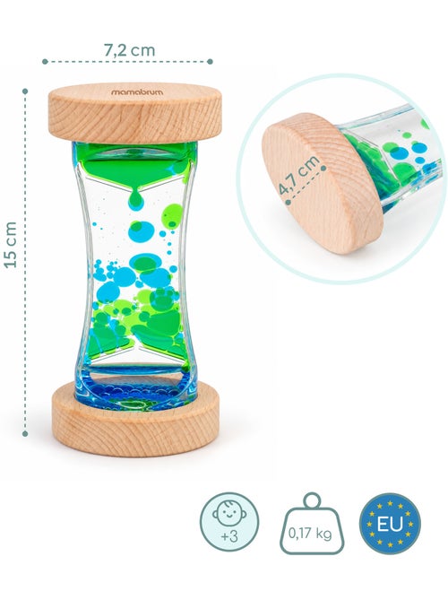 Clessidra sensoriale legno giocattolo apprendimento 30s rullo mamabrum - Kiabi Clessidra sensoriale legno giocattolo apprendimento 30s rullo mamabrum - Kiabi