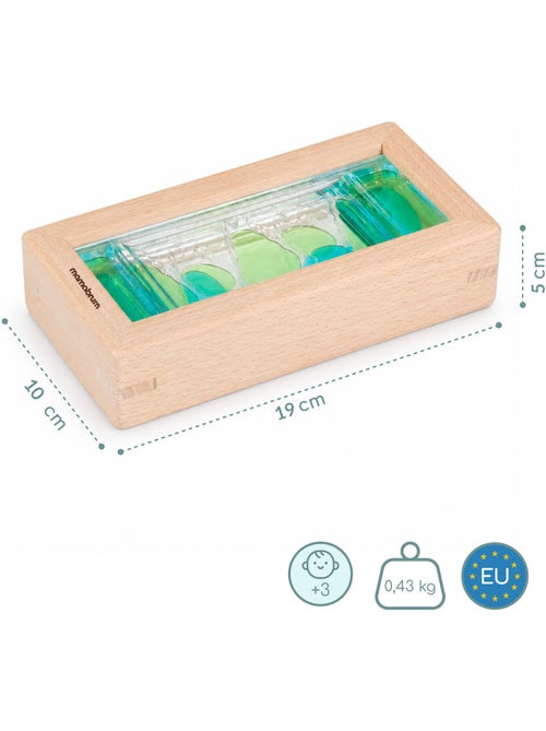 Clessidra sensoriale legno giocattolo apprendimento 90s mamabrum - Kiabi Clessidra sensoriale legno giocattolo apprendimento 90s mamabrum - Kiabi