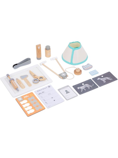 Clinica veterinaria in legno per bambini con accessori medici e animali, 3+ anni - Kiabi Clinica veterinaria in legno per bambini con accessori medici e animali, 3+ anni - Kiabi