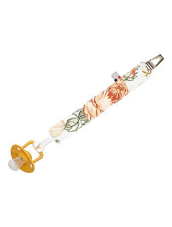 Clip ciuccio personalizzabile in cotone, neo vintage | sevira kids | sevira kids