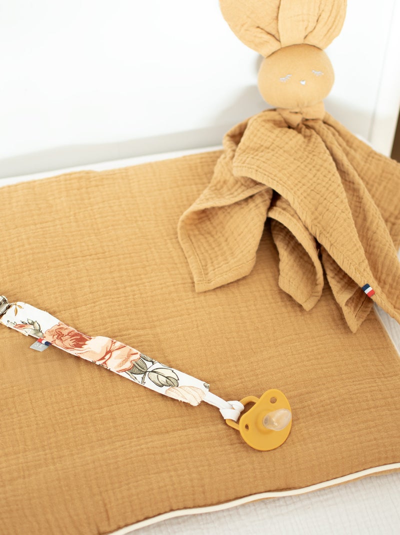 Clip ciuccio personalizzabile in cotone, neo vintage | sevira kids | sevira kids Arancione - Kiabi