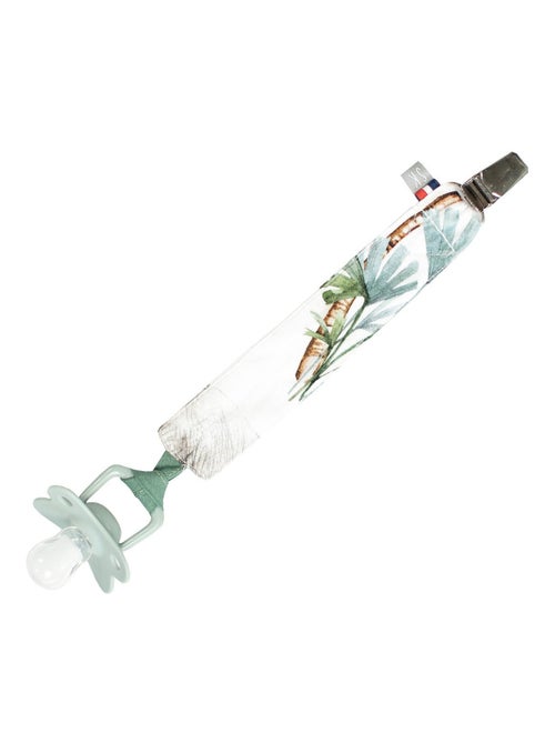 Clip ciuccio personalizzabile in cotone, safari | sevira kids | sevira kids - Kiabi Clip ciuccio personalizzabile in cotone, safari | sevira kids | sevira kids - Kiabi