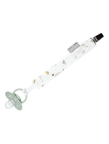 Clip ciuccio personalizzabile in cotone, sidonia | sevira kids | sevira kids