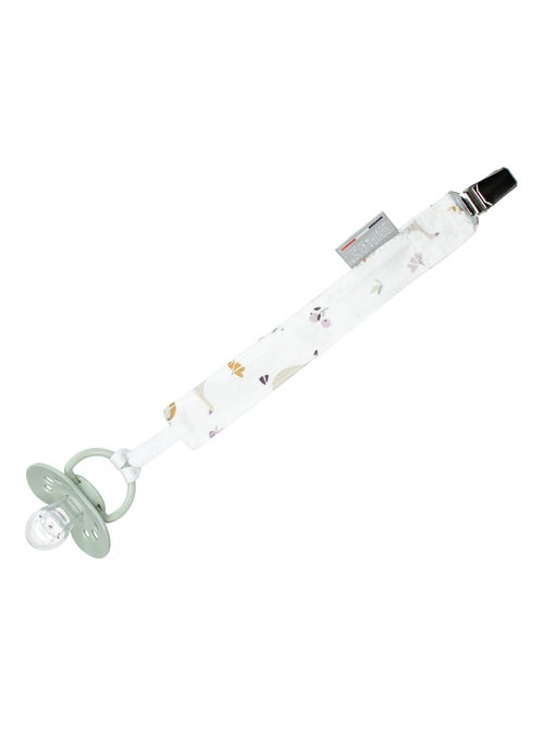 Clip ciuccio personalizzabile in cotone, sidonia | sevira kids | sevira kids - Kiabi Clip ciuccio personalizzabile in cotone, sidonia | sevira kids | sevira kids - Kiabi
