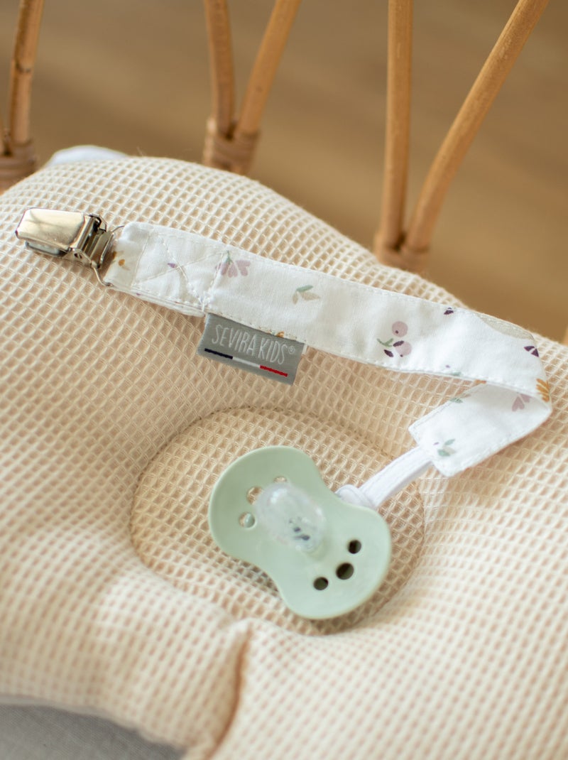 Clip ciuccio personalizzabile in cotone, sidonia | sevira kids | sevira kids Beige - Kiabi