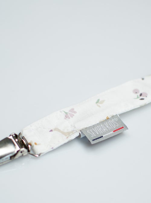 Clip ciuccio personalizzabile in cotone, sidonia | sevira kids | sevira kids - Kiabi Clip ciuccio personalizzabile in cotone, sidonia | sevira kids | sevira kids - Kiabi