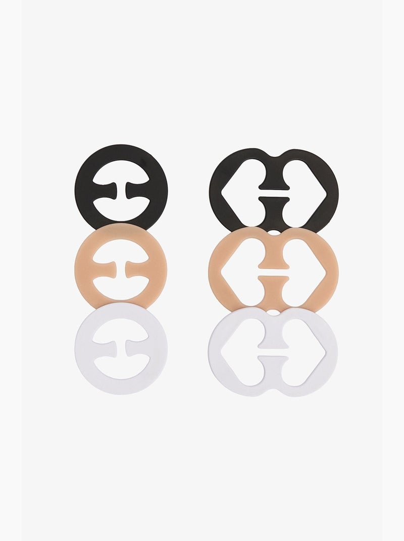 Clip per reggiseno con spalline incrociate penti Nero Beige Bianco - Kiabi