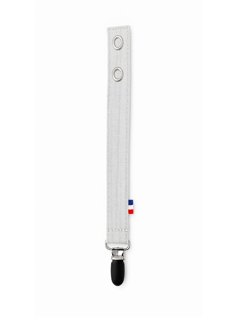 Clip portaciuccio in cotone biologico Bianco - Kiabi