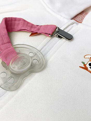 Clip portaciuccio in cotone biologico