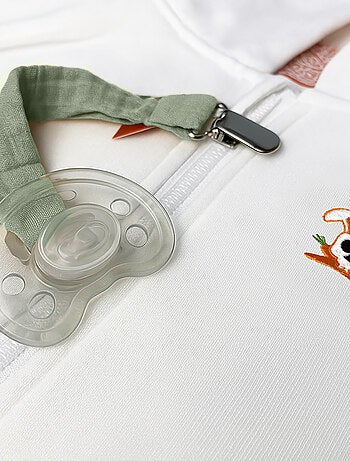 Clip portaciuccio in cotone biologico