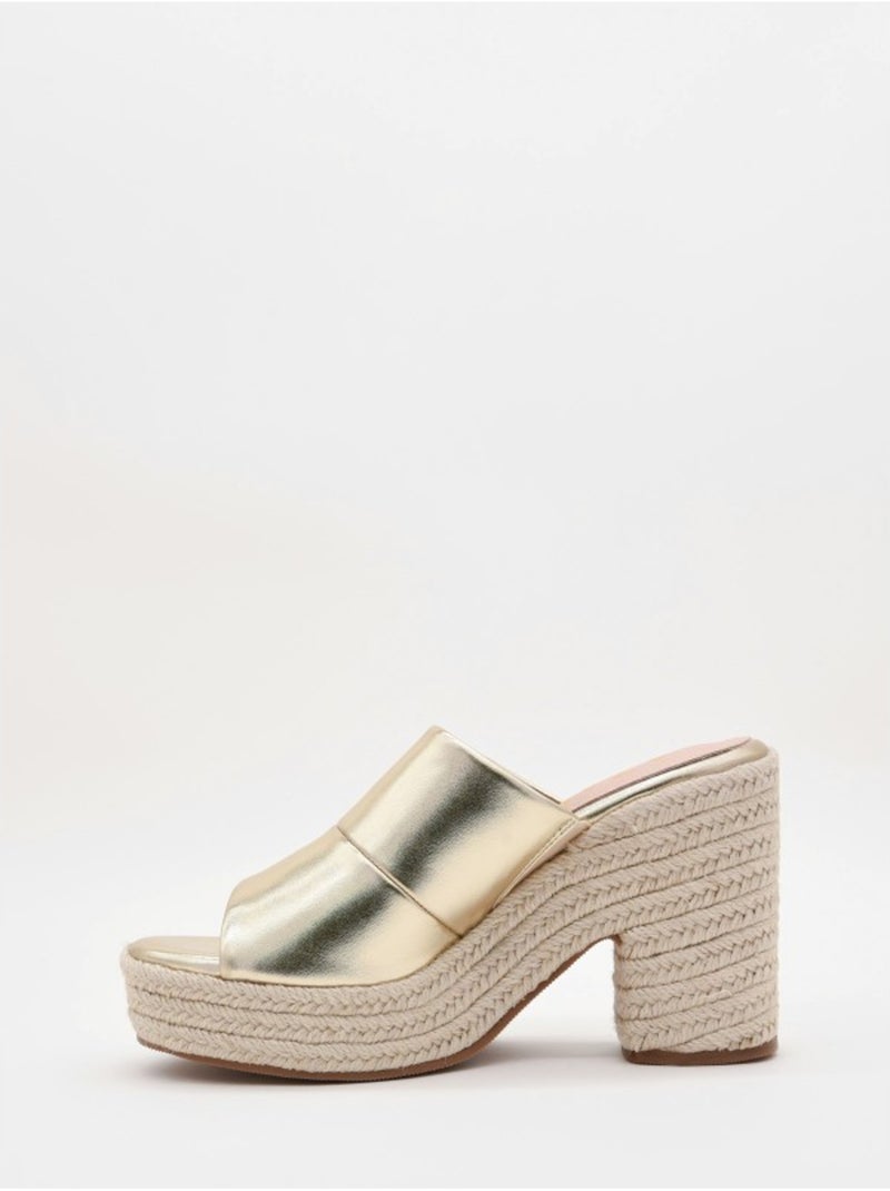 Clog Materiale Sintetico Montevita Dorato/Oro - Kiabi
