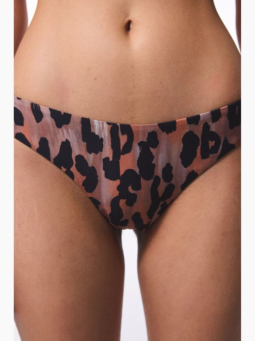 Clove taglio minimal con stampa leopardata slip bikini super brasiliano penti - Kiabi