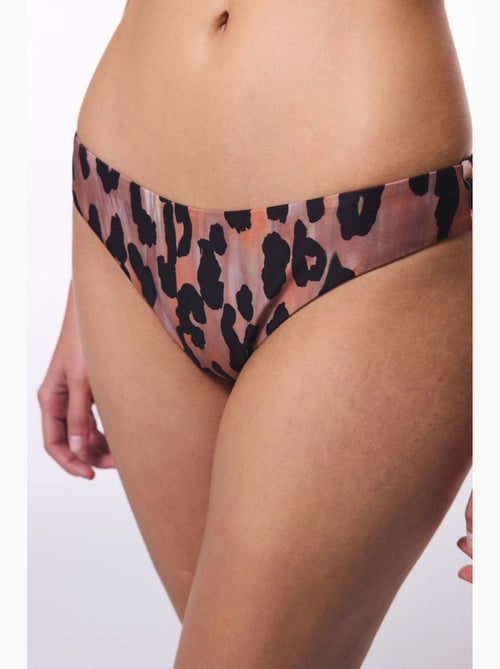 Clove taglio minimal con stampa leopardata slip bikini super brasiliano penti - Kiabi