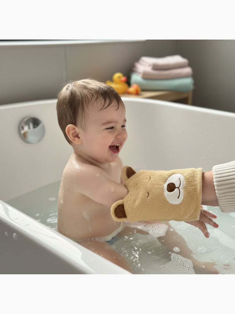 Cofanetto acqua profumata bebè misto 50 ml senza alcol con guanto Beige - Kiabi