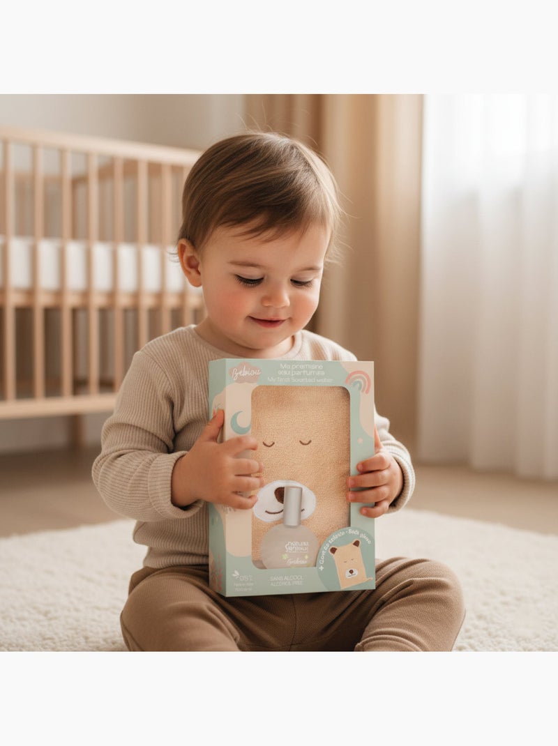 Cofanetto acqua profumata bebè misto 50 ml senza alcol con guanto Beige - Kiabi
