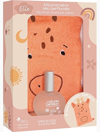Cofanetto acqua profumata bebè misto 50 ml senza alcol con guanto