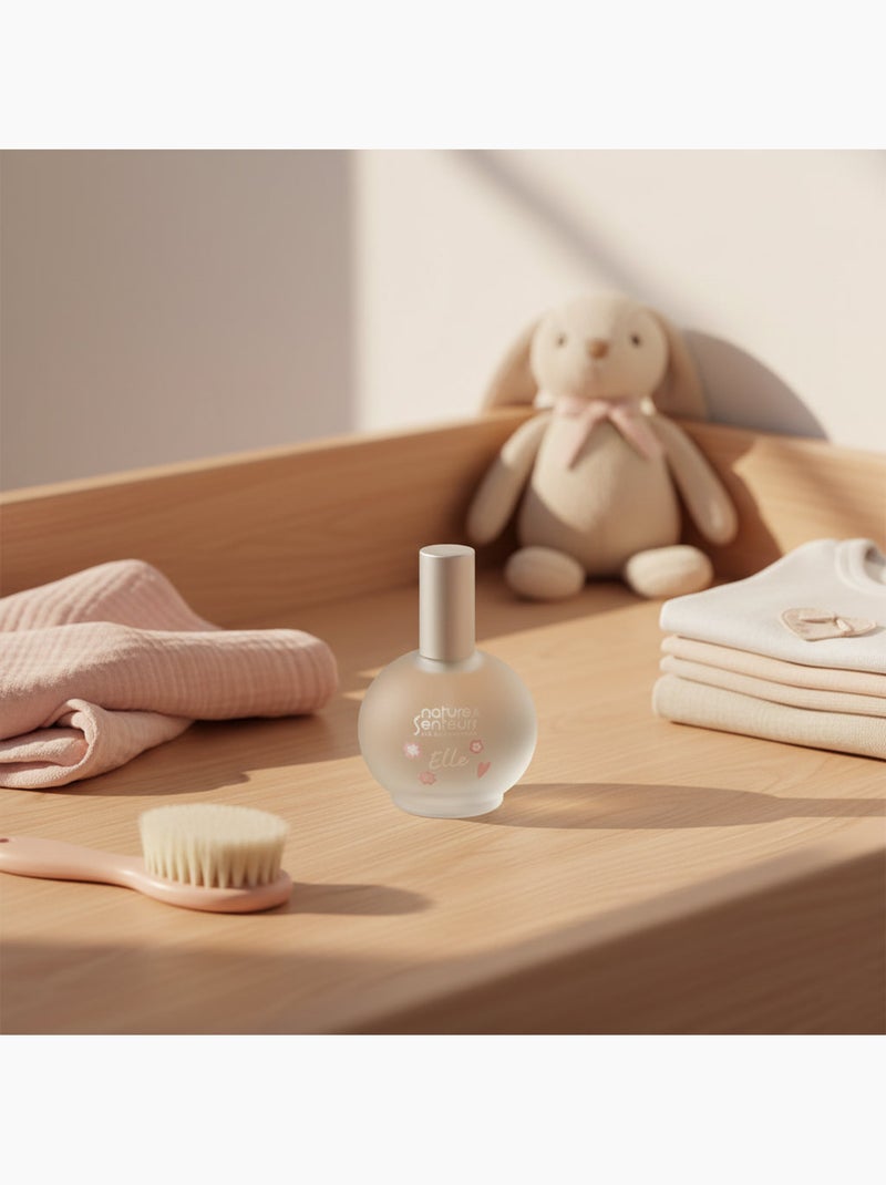 Cofanetto acqua profumata neonata 50 ml senza alcol con guanto Rosa - Kiabi