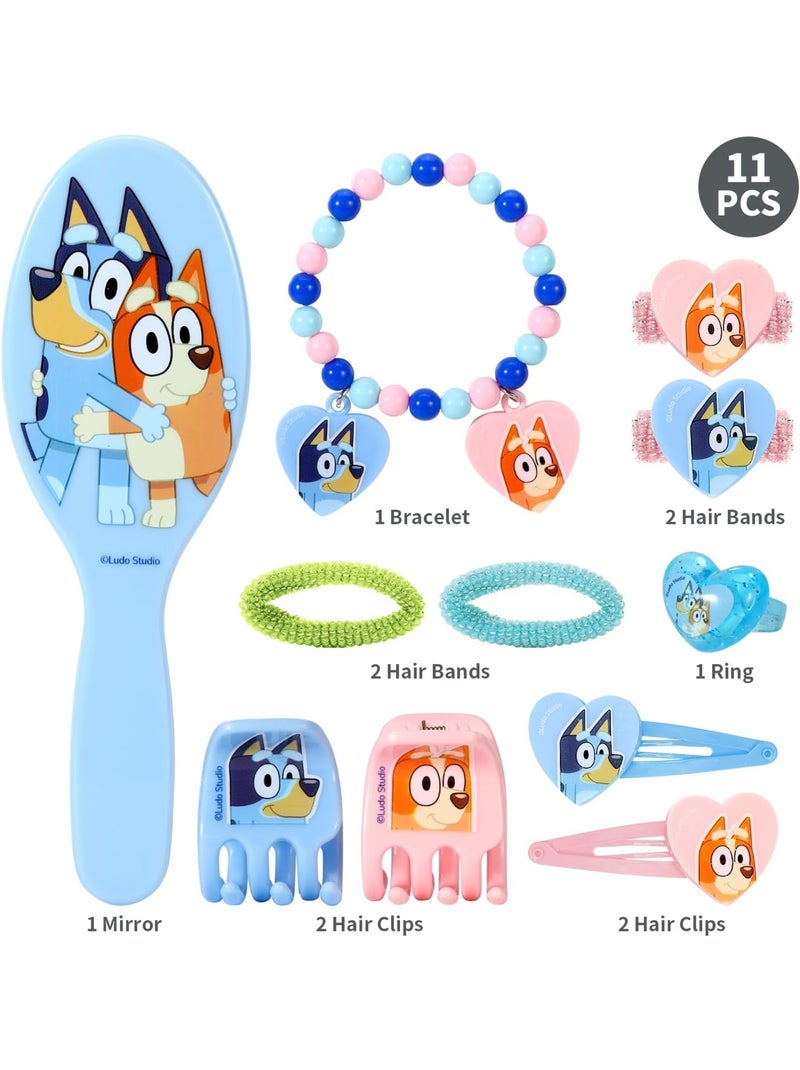 Cofanetto capelli bambino Bluey : 11 accessori pinze, elastici Multicolore - Kiabi