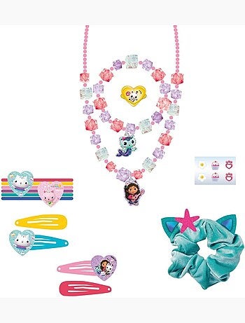Cofanetto capelli bambino La Maison de Gabby : scrunchies, pinze