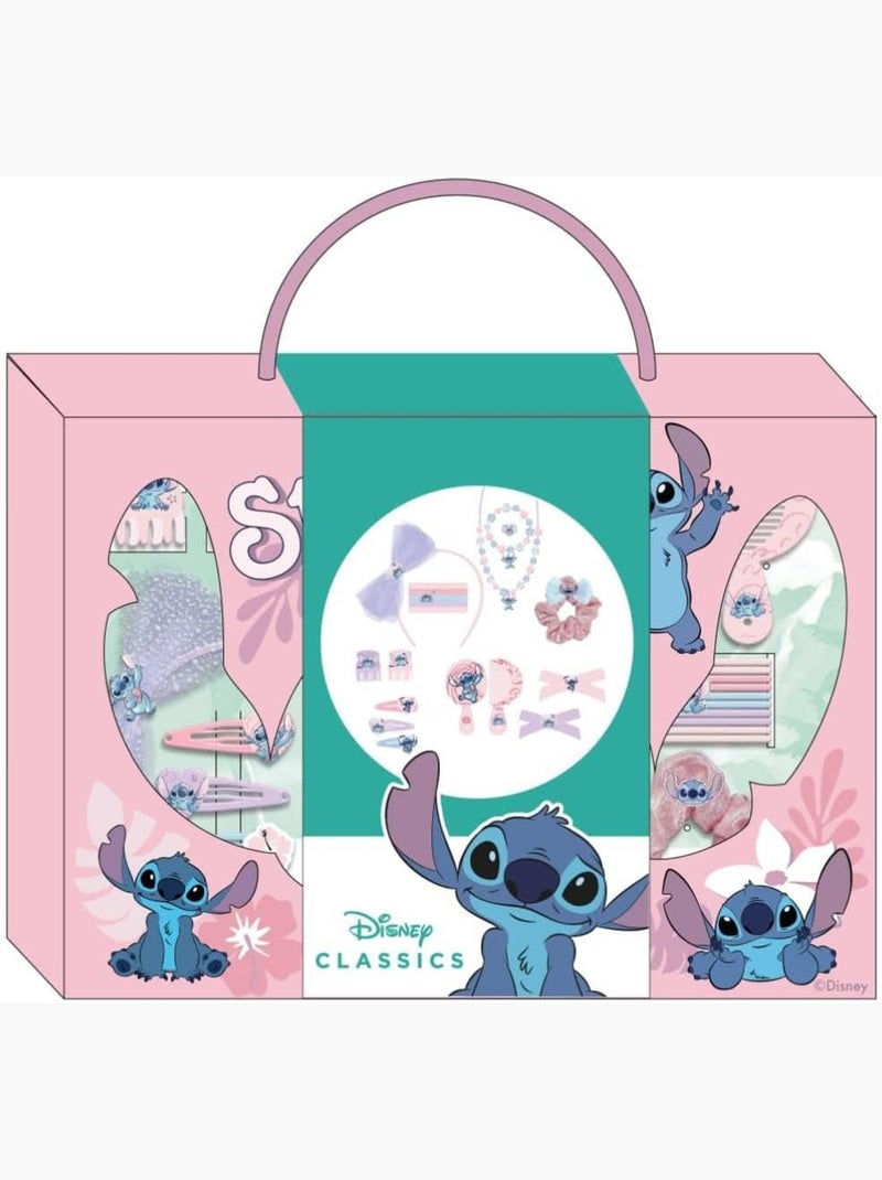 Cofanetto capelli bambino Stitch: 21 accessori acconciatura e gioielli Multicolore - Kiabi