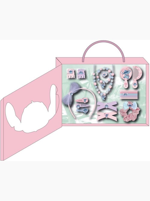 Cofanetto capelli bambino Stitch: 21 accessori acconciatura e gioielli - Kiabi