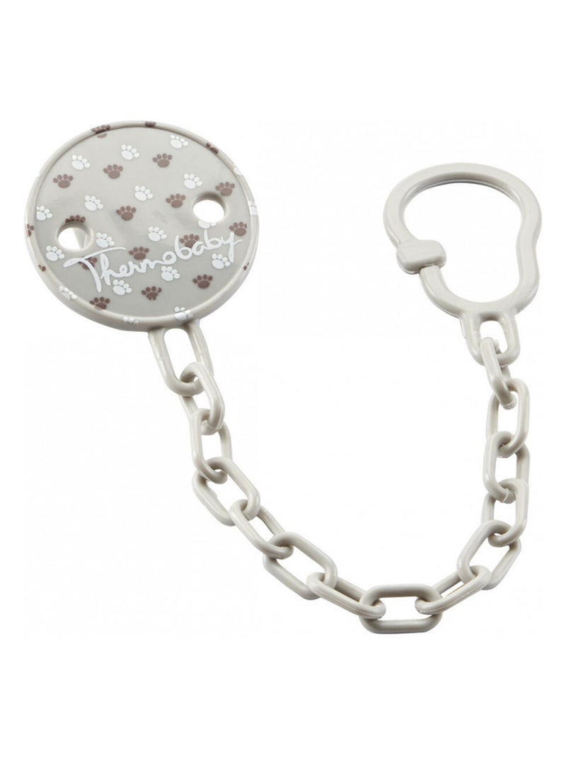 Cofanetto di tettine fisiologiche in silicone Thermobaby Savane con attacco e scatola Beige grigio - Kiabi