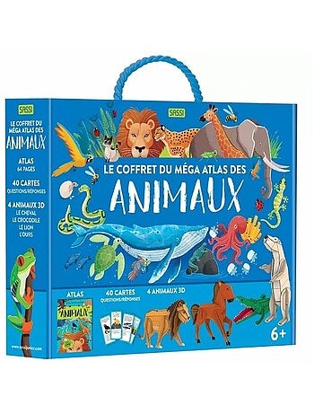 Cofanetto mega atlante degli animali | Sassi Junior