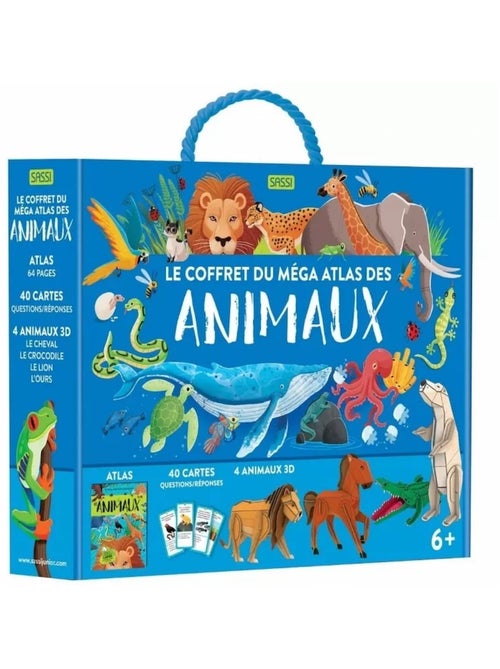 Cofanetto mega atlante degli animali | Sassi Junior - Kiabi