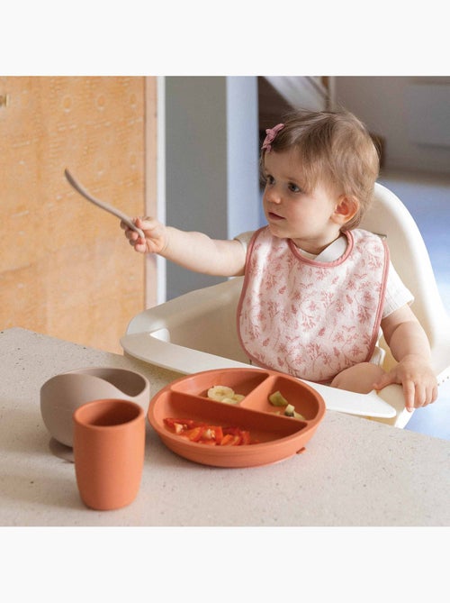 Cofanetto pasto in silicone per bebè - 4 pezzi - Kiabi