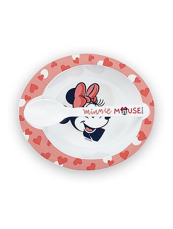 Cofanetto pasto per microonde Minnie Thermobaby con ciotola e cucchiaio