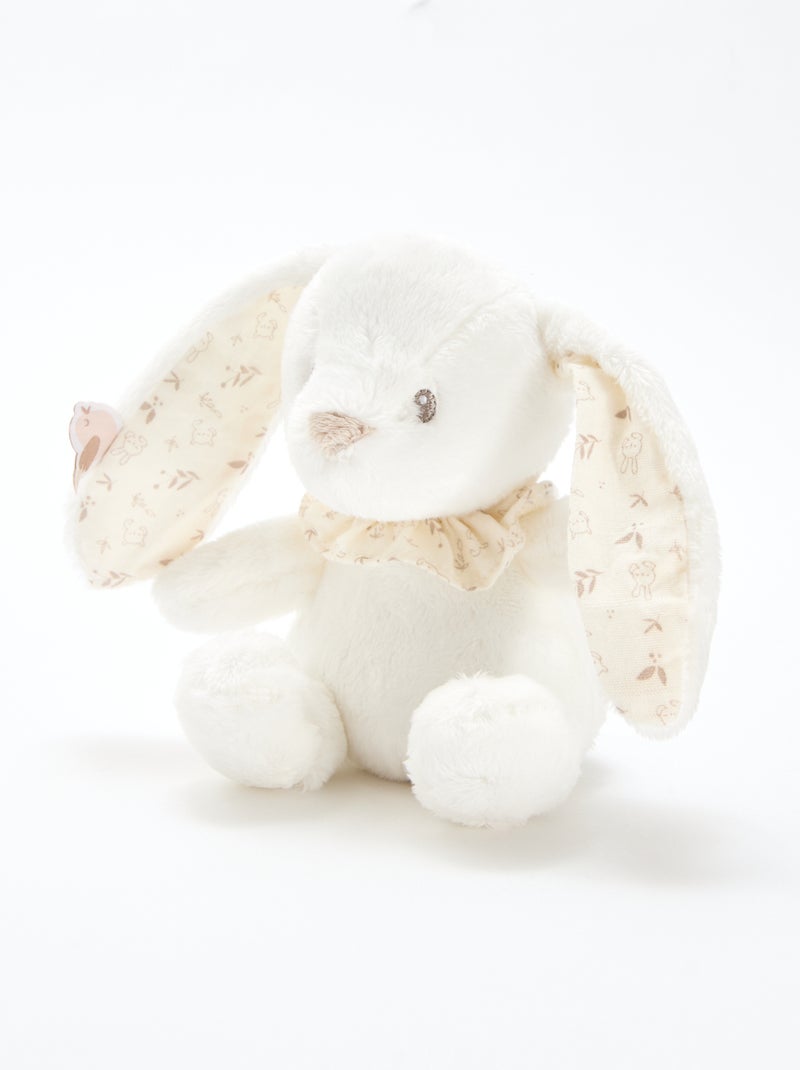 Cofanetto peluche coniglio Bianco - Kiabi